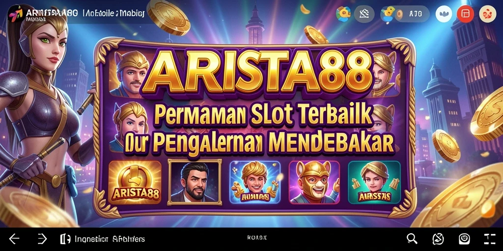 Tampilan gameplay slot yang seru di ARISTA88 dengan peluang menang menggoda.