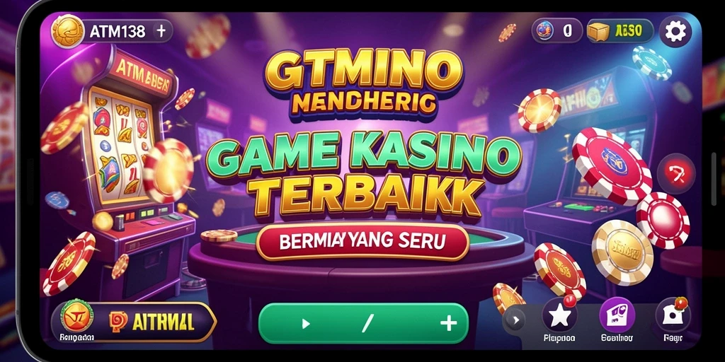 Tampilan gameplay seru di ATM138 dengan berbagai pilihan permainan Kasino.