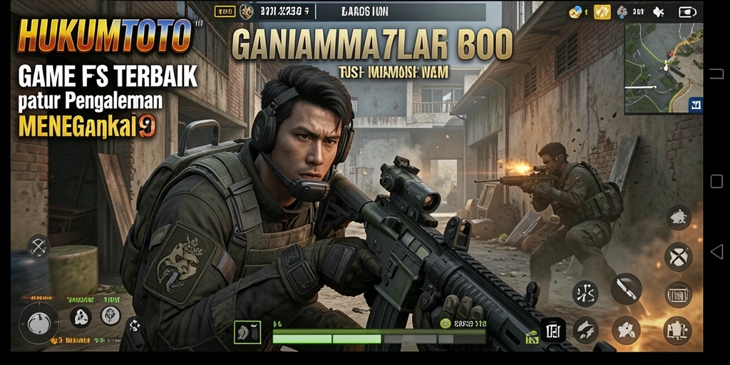 Tampilan screenshot gameplay HUKUMTOTO yang menegangkan dan dinamis.