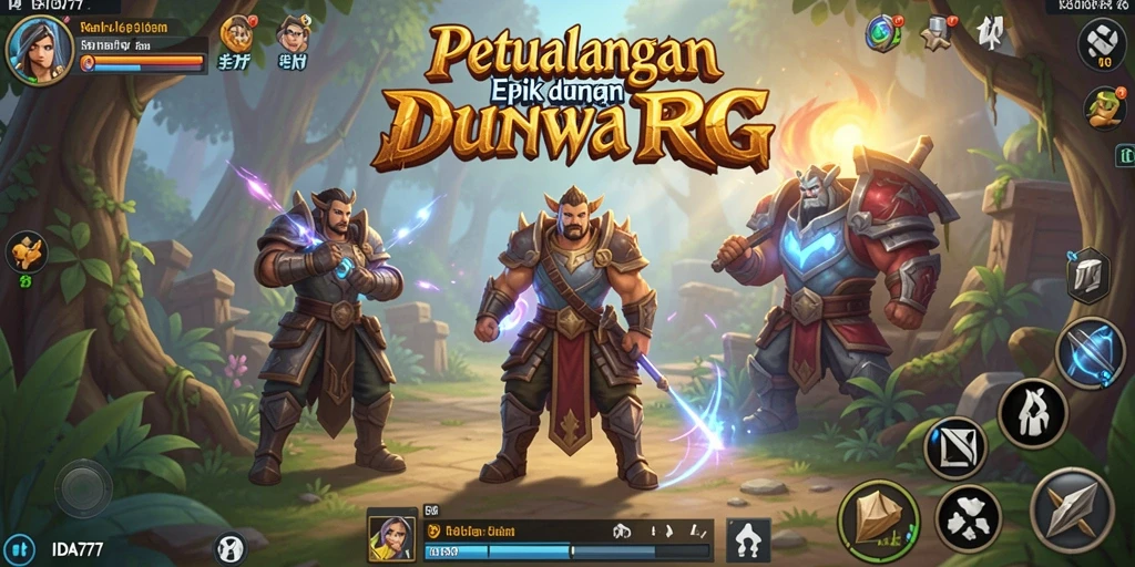 Tampilan gameplay menarik dari IDA777 dengan aksi RPG yang seru.