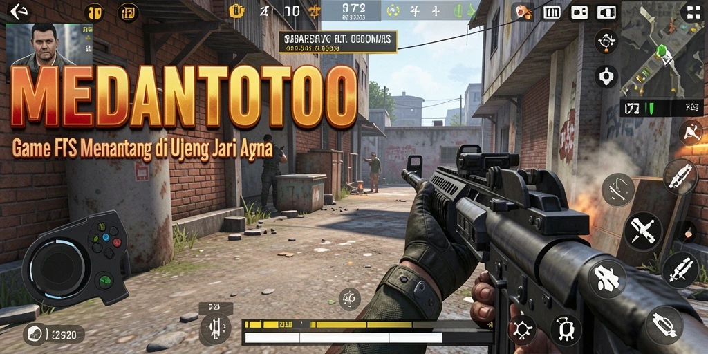 Tampilan menarik dari gameplay MEDANTOTO yang penuh aksi FPS.