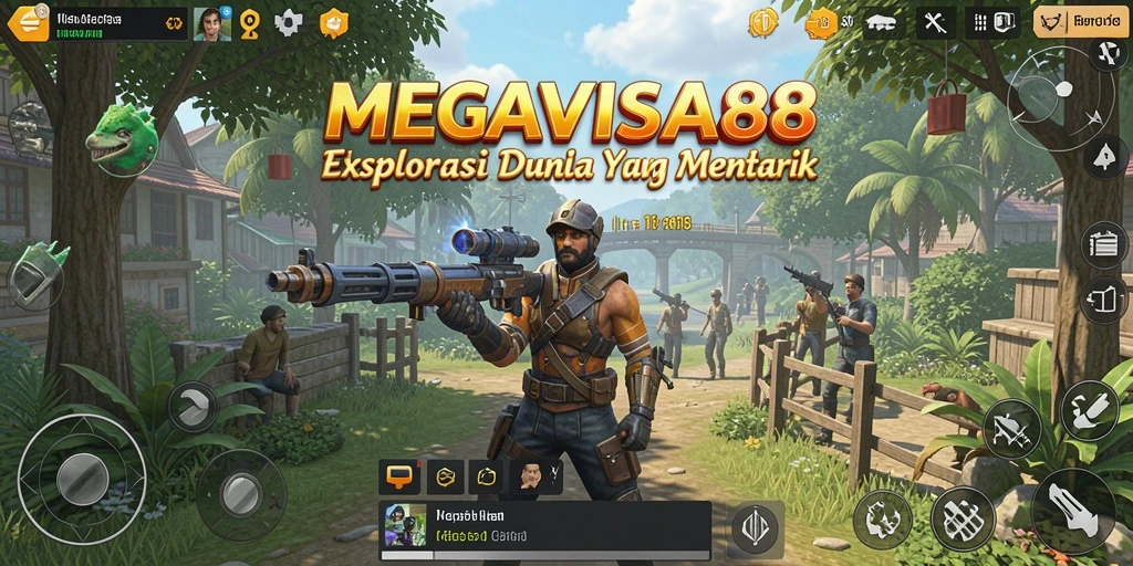 Tampilan gameplay menarik dari MEGAVISA88 yang penuh interaksi.