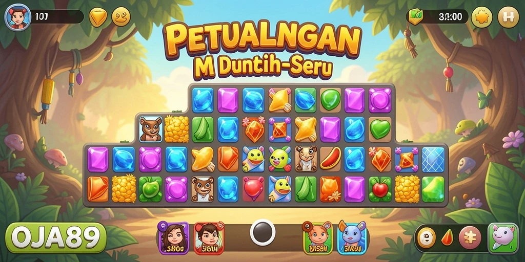 Tampilan screenshot gameplay OJA89 yang seru dan penuh warna.