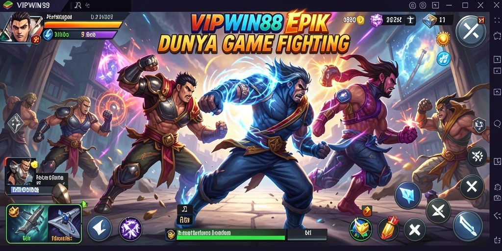 Tangkapan layar permainan <strong>VIPWIN88</strong> menampilkan pertarungan yang intens dan grafis yang memukau.